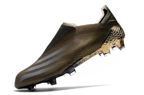 Chuteira Adidas Ghosted+ Campo FG - Preto/Dourado