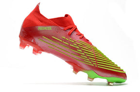 Chuteira Adidas Predator Edge.1 Low Campo FG - Vermelho/Verde