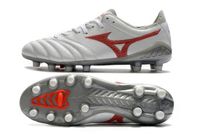 Chuteira Mizuno Morelia Neo 3 Campo FG - Branco/Vermelho