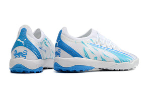 Chuteira Puma Ultra Ultimate Society - Branco/Azul