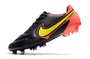 Chuteira Tiempo Legend 9 Elite FG - Preto/Vermelho