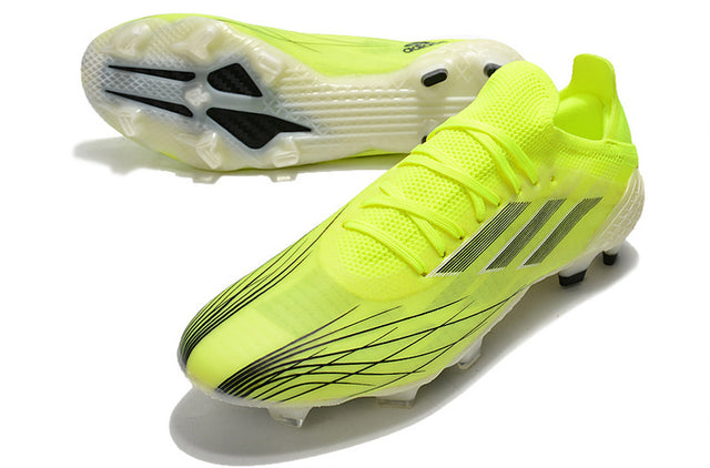 Chuteira Adidas Speedfow.1 FG - Verde/Preto/Branco