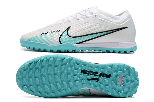 Chuteira Nike Mercurial Vapor 15 Elite Society - Branco/Azul