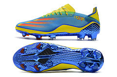 Chuteira Adidas Ghosted.1 Campo FG - Azul/Verde