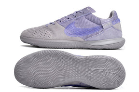 Chuteira Nike Street Gato Futsal IC - Cinza/Roxo