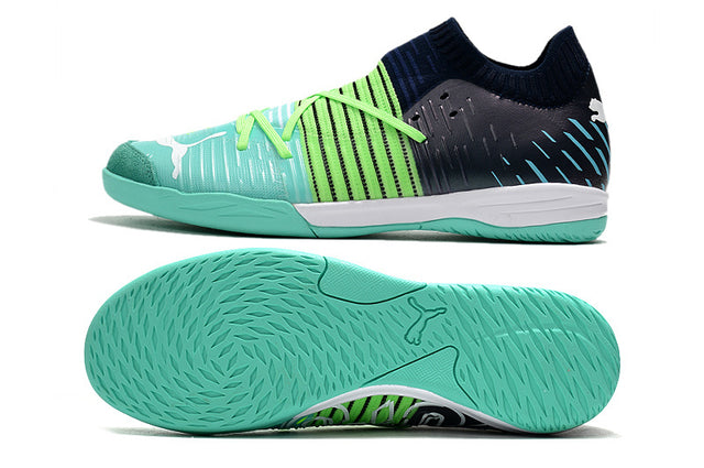 Chuteira Puma Future Z 1.1 Pro Cage Futsal - Verde
