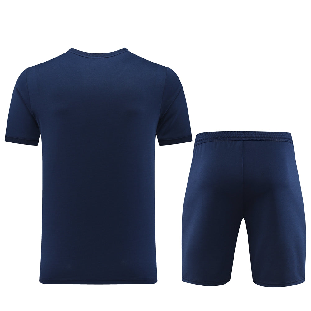 Conjunto Puma Camisa e Bermuda Azul Escuro