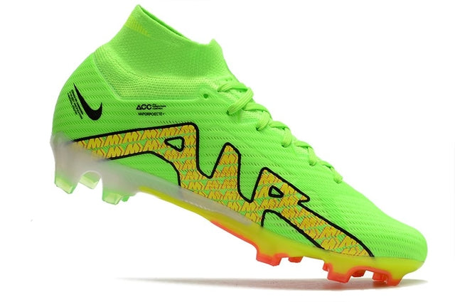 Chuteira Nike Air Zoom Mercurial Superfly 9 Elite FG - Verde/Amarelo