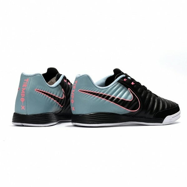 Chuteira Nike Tiempo Legend 7 Academy Futsal - Preto/Azul/Rosa