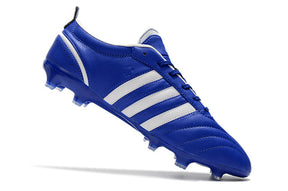 Chuteira Adidas Adipure Campo FG - Azul/Branco
