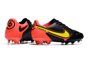 Chuteira Tiempo Legend 9 Elite FG - Preto/Vermelho