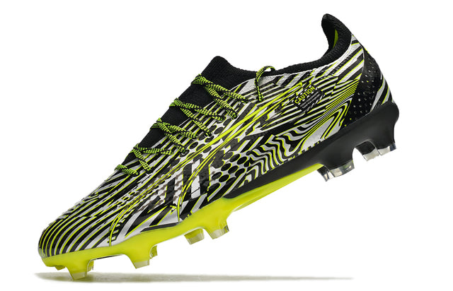 Chuteira Puma Ultra Ultimate Campo FG - Preto/Verde/Branco