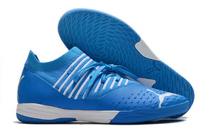 Chuteira Puma Future Z 1.3 Pro Cage - Branco/Azul