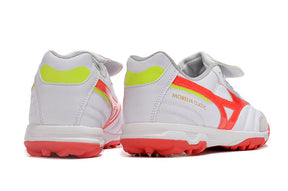 Chuteira Mizuno Morelia Neo 2 Society - Branco/Laranja