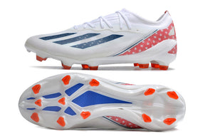 Chuteira Adidas X CrazyFast.1 FG - Branco/Azul