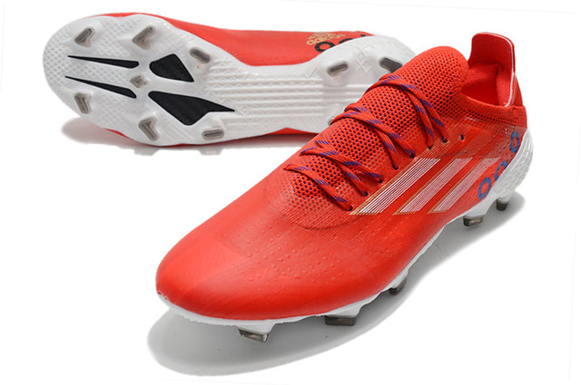 Chuteira Adidas Speedfow.1 FG - Vermelho/Branco