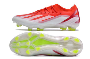Chuteira Adidas X CrazyFast.1 FG - Vermelho/Branco