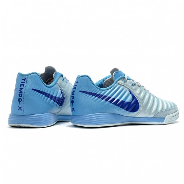 Chuteira Nike Tiempo Legend 7 Academy Futsal - Azul/Prata