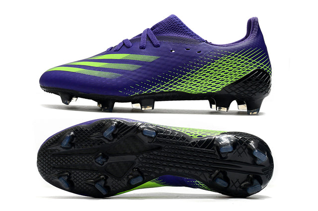 Chuteira Adidas Ghosted.1 Campo FG - Azul/Verde
