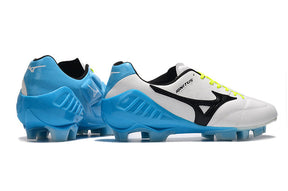 Chuteira Mizuno Wave Ignitus Japan FG - Branco/Azul