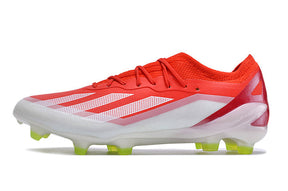 Chuteira Adidas X CrazyFast.1 FG - Vermelho/Branco