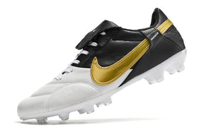 Chuteira Nike Premier 3 FG - Branco/Dourado