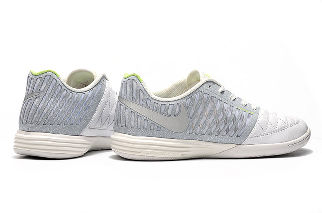Chuteira Nike Lunar Gato Futsal - Branco/Verde
