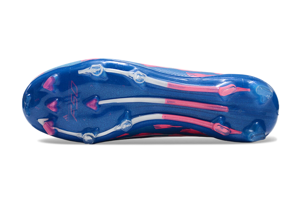 Chuteira Adidas F50 X Campo  - Rosa/Azul