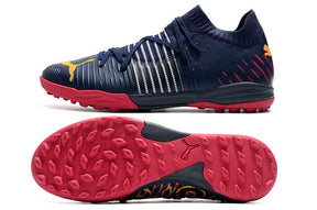 Chuteira Puma Future Z 1.1 Pro Cage Society - Preto/Vermelho/Branco