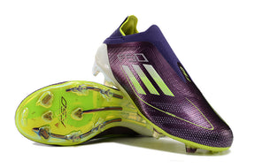 Chuteira Adidas F50 X Campo Sem Cadarço - Roxa/Azul
