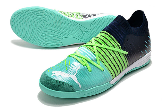 Chuteira Puma Future Z 1.1 Pro Cage Futsal - Verde