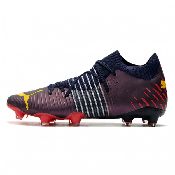 Chuteira Puma Future Z 1.1 Campo FG/AG - Preto/Vermelho