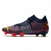 Chuteira Puma Future Z 1.1 Campo FG/AG - Preto/Vermelho