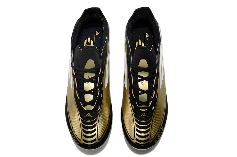 Chuteira Adidas F50 X Campo  - Dourada/Preta