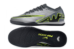 Chuteira Nike Mercurial Vapor 15 Elite Futsal - Cinza/Verde