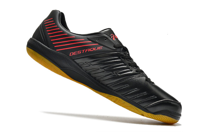 Chuteira Asics Japan Destaque FF Futsal - Preto/Vermelho