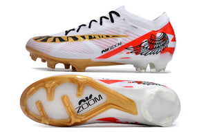 Chuteira Nike Air Zoom Mercurial Vapor 15 Elite FG - Branco/Vermelho