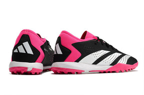 Chuteira Adidas Society Predator Accuracy.3 Low Society TF - Preto/Roxo