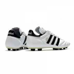 Chuteira Adidas Mundial Campo FG - Branco/Preto