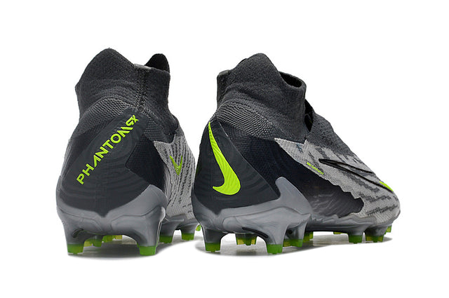 Chuteira Nike Campo Phantom GX Elite FG - Cinza/Verde
