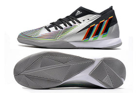 Chuteira Adidas Predator Edge.3 Futsal IC - Prata/Preto