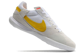 Chuteira Nike Street Gato Futsal IC - Branco/Dourado