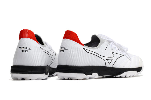 Chuteira Mizuno Morelia Neo Sala β Society - Branco/Preto