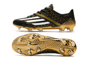 Chuteira Adidas F50 X Ghosted.1 FG - Preto/Dourado