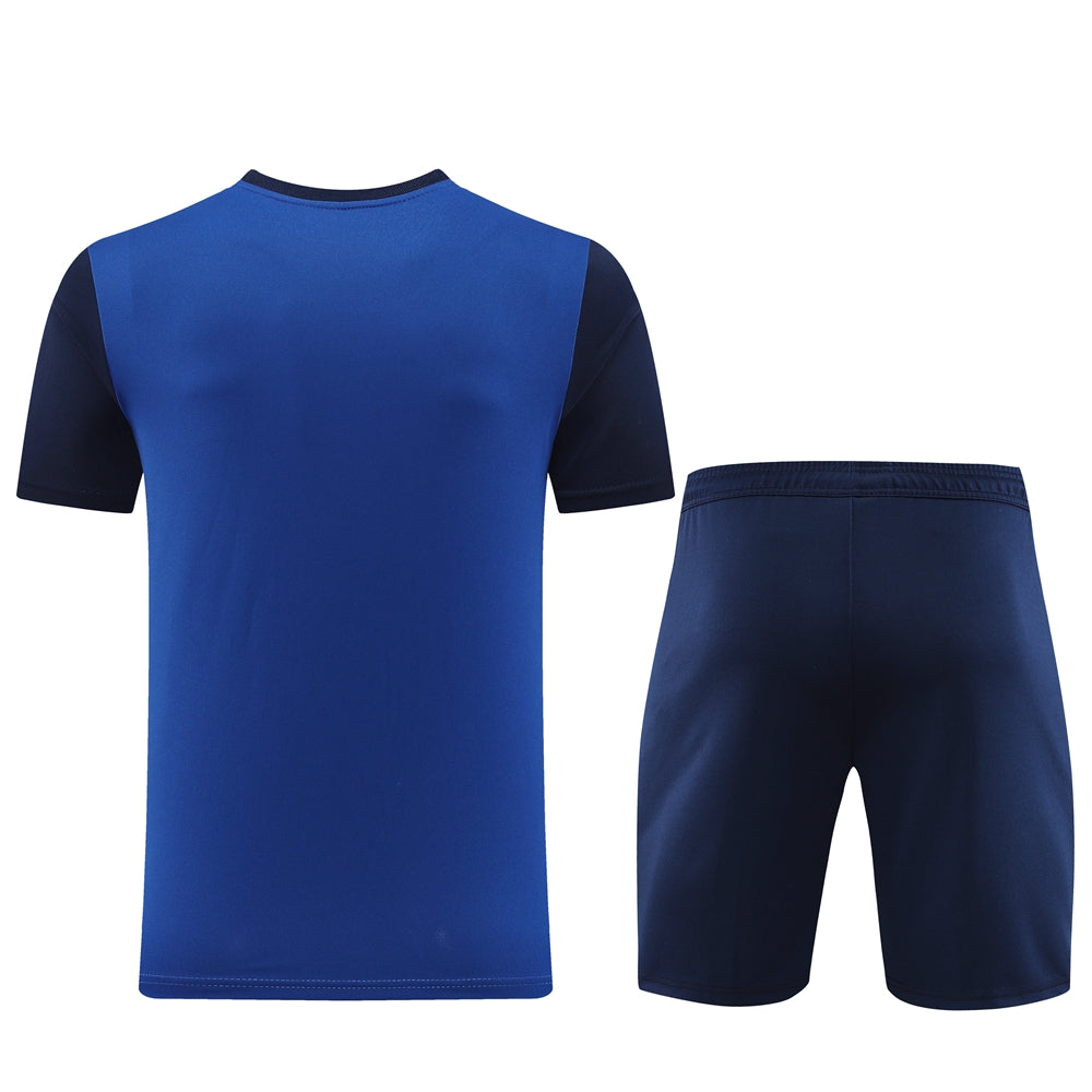 Conjunto Nike Repeat Camisa e Bermuda Casual Azul Marinho