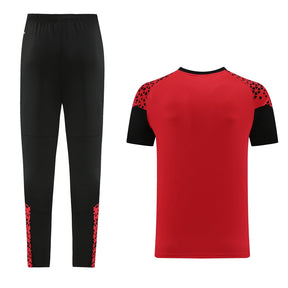 Conjunto Puma Camisa e Calça Preto/Vermelho