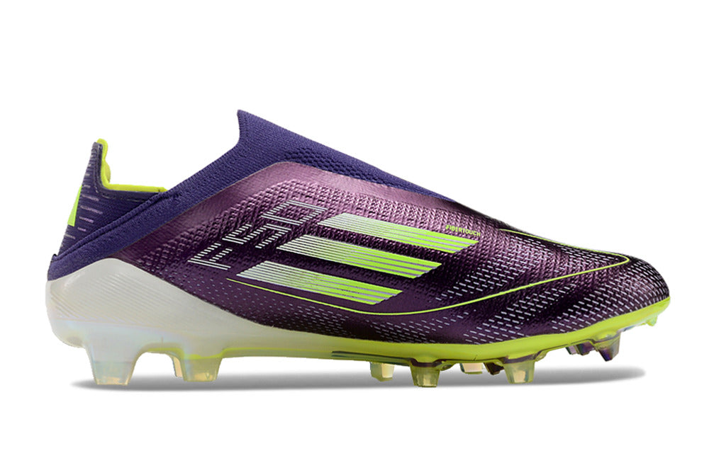 Chuteira Adidas F50 X Campo Sem Cadarço - Roxa/Azul
