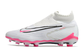 Chuteira Nike Campo Phantom GX Elite FG - Branco/Rosa