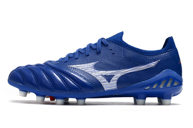 Chuteira Mizuno Morelia Neo 3 Campo FG - Azul/Branco