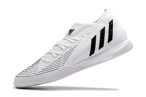 Chuteira Adidas Predator Edge.3 Futsal IC - Branco/Preto